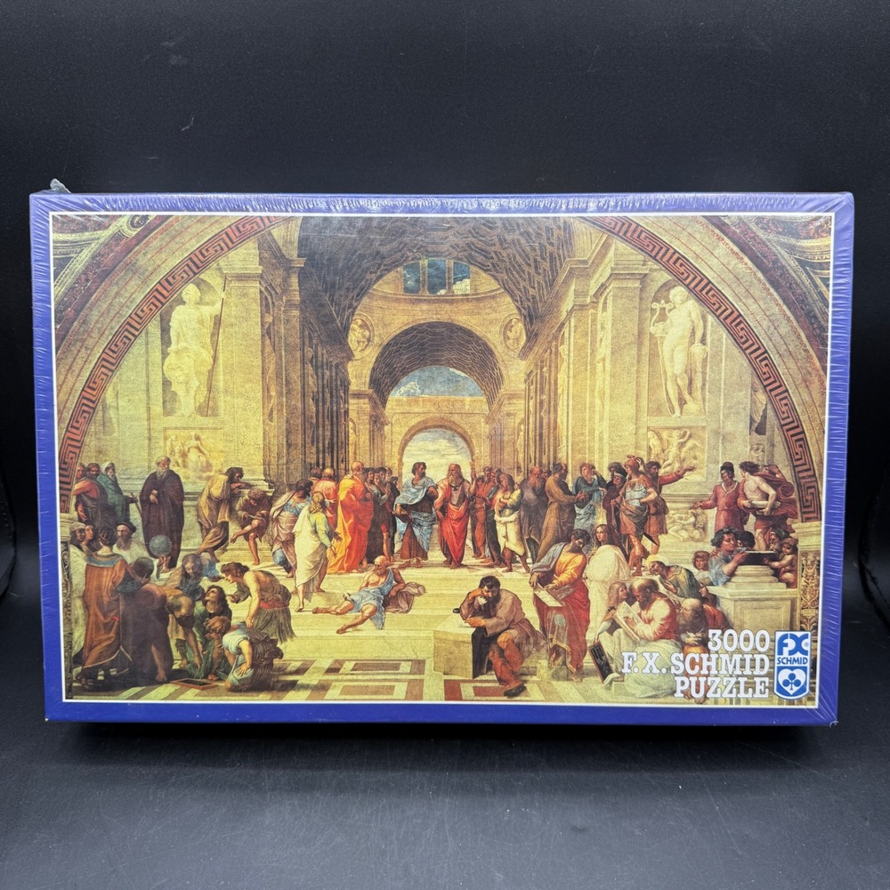 Vintage FX Schmid The School of Athens Raphael Jigsaw Puzzle 3000 pc NEW
